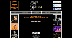 Desktop Screenshot of hertsjazzfestival.co.uk